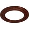 Ekena Millwork Andrea Ceiling Medallion (Fits Canopies up to 8"), Hand-Painted Antique Copper, 12"OD x 8"ID x 1/2"P CM12ADACS - alternate 4